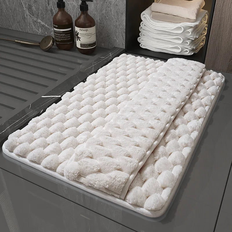 Quick-Absorbing Bathroom Floor Mats – Soft & Non-Slip