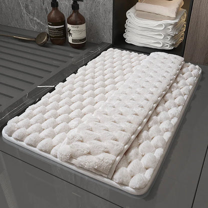 Quick-Absorbing Bathroom Floor Mats – Soft & Non-Slip