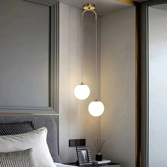 Modern Nordic Glass LED Pendant Light