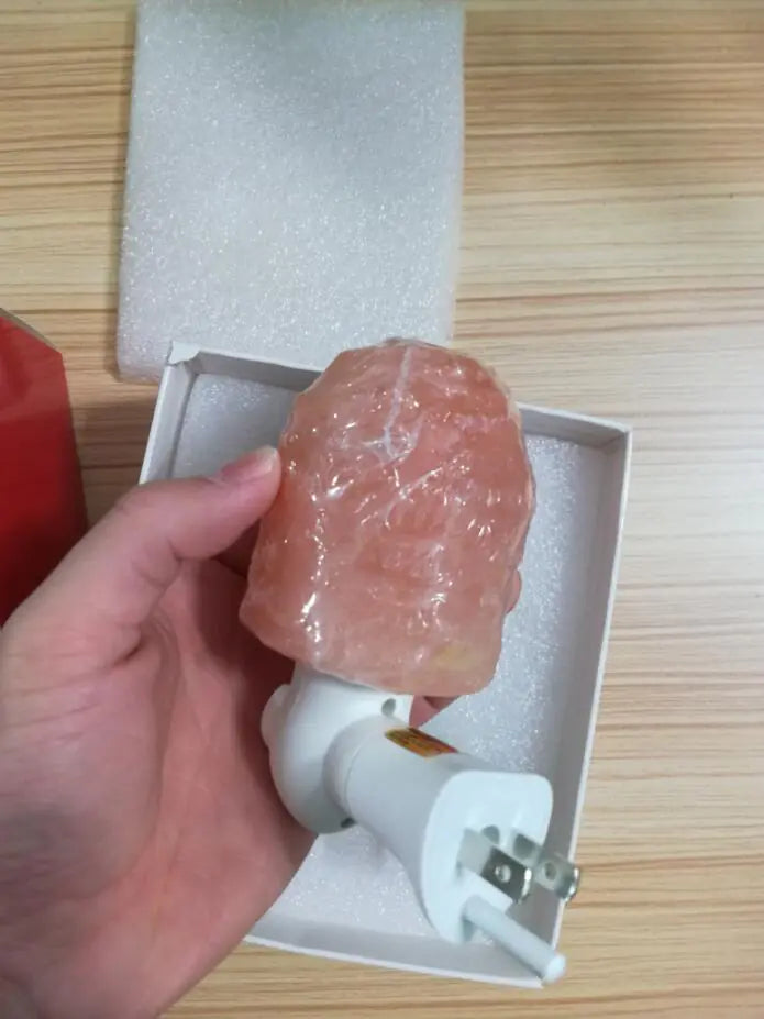Natural Himalayan Salt Lamp with LED Light