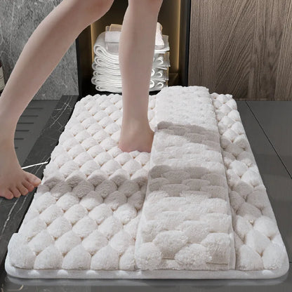 Quick-Absorbing Bathroom Floor Mats – Soft & Non-Slip