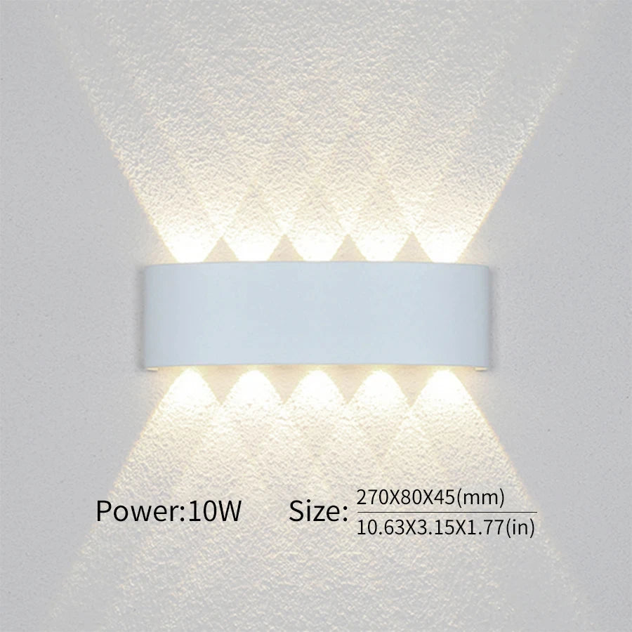 Waterproof LED Wall Lamp – IP66 Indoor/Outdoor Minimalist Light