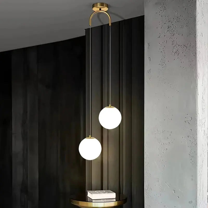 Modern Nordic Glass LED Pendant Light