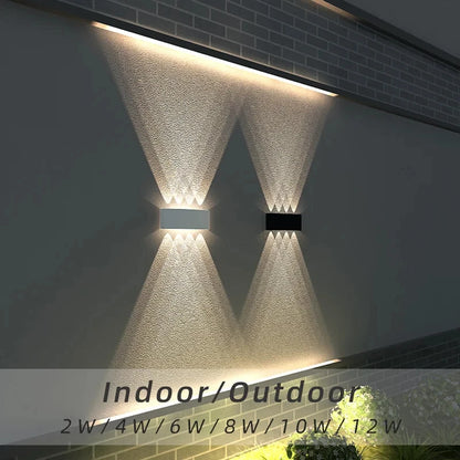 Waterproof LED Wall Lamp – IP66 Indoor/Outdoor Minimalist Light