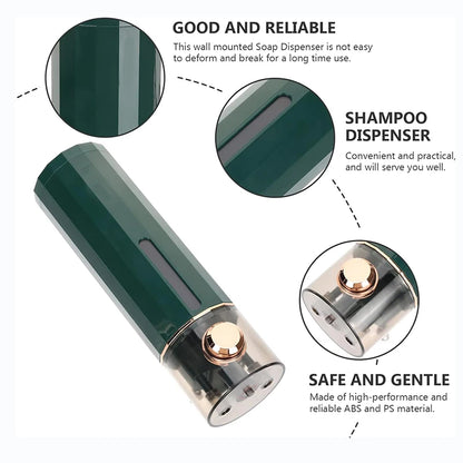 Wall-Mounted Shampoo & Lotion Dispenser