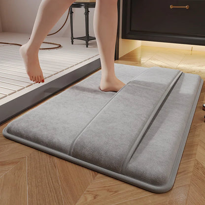 Quick-Absorbing Bathroom Floor Mats – Soft & Non-Slip