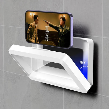Waterproof Wall-Mounted Bathroom Phone Holder