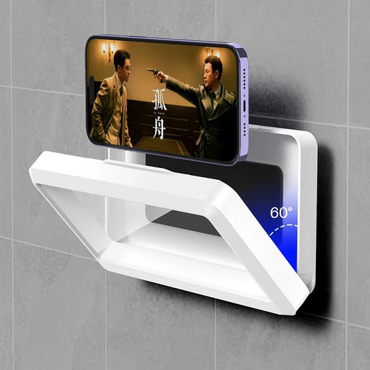 Waterproof Wall-Mounted Bathroom Phone Holder