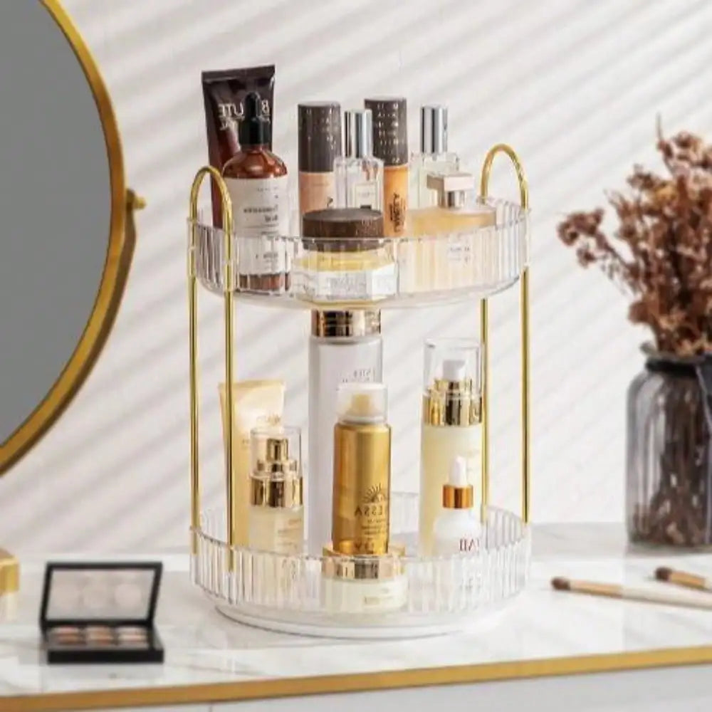 3-Tier Rotating Makeup & Skincare Organizer