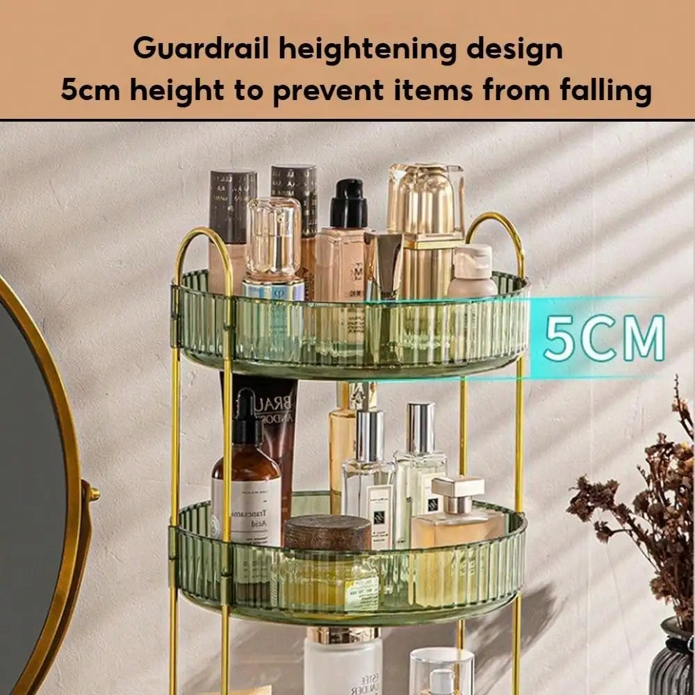 3-Tier Rotating Makeup & Skincare Organizer