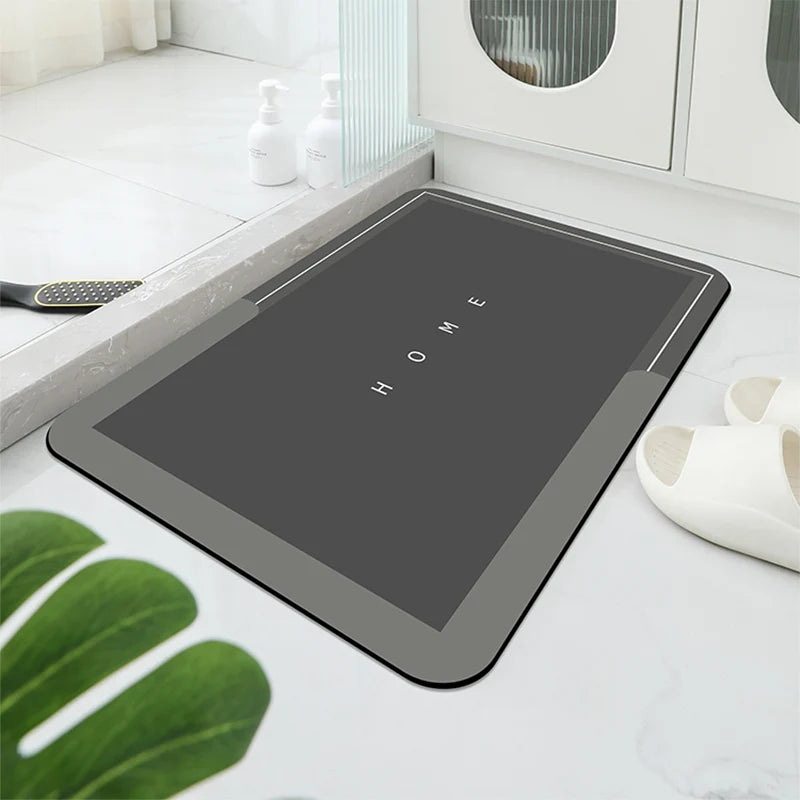 Diatomaceous Earth Anti-Slip Mat – Quick-Dry Bathroom Floor Mat