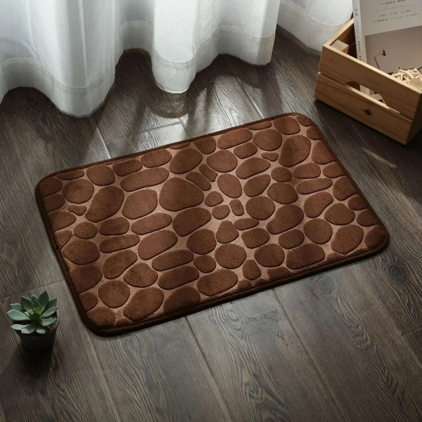 Super Absorbent Quick-Dry Bath Mat – Non-Slip Bathroom Rug