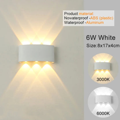 Modern LED Wall Sconce – Up & Down Light (White)