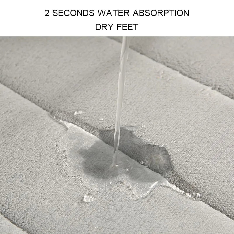 Luxury Memory Foam Bathroom Mat – Ultra Soft & Non-Slip