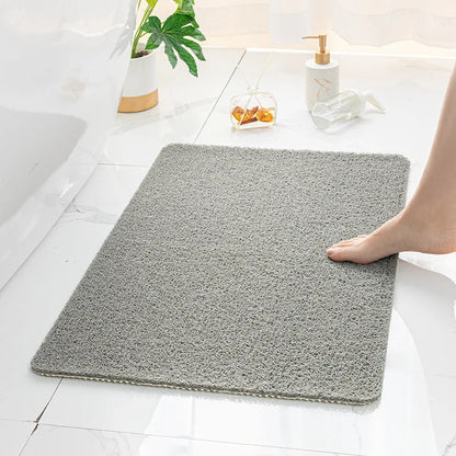 Bathroom Shower Mat – Non-Slip PVC Loofah Rug