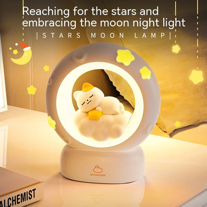 Children’s Bedside Sleeping Lamp – Soothing Light with Cute Animal Design