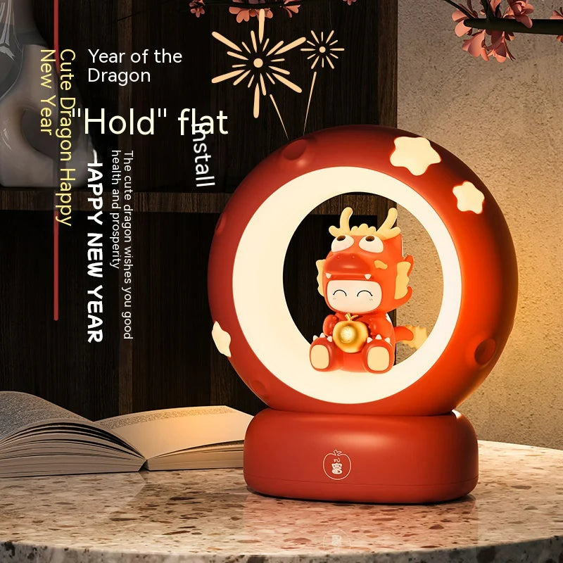 Children’s Bedside Sleeping Lamp – Soothing Light with Cute Animal Design
