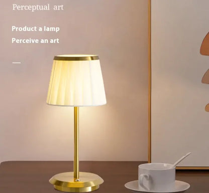 Minimalist Fabric Table Lamp – Warm Ambient Light