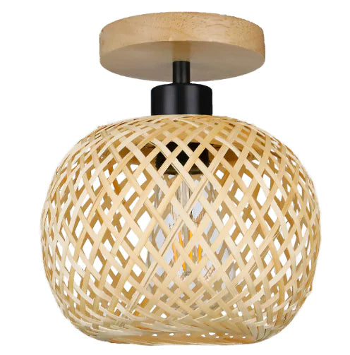 Bamboo Glow Lamp – Japanese-Style Ceiling Light