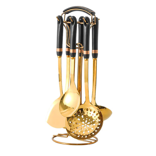 Nordic Luxury Kitchen Utensil Set with Ceramic Handle
