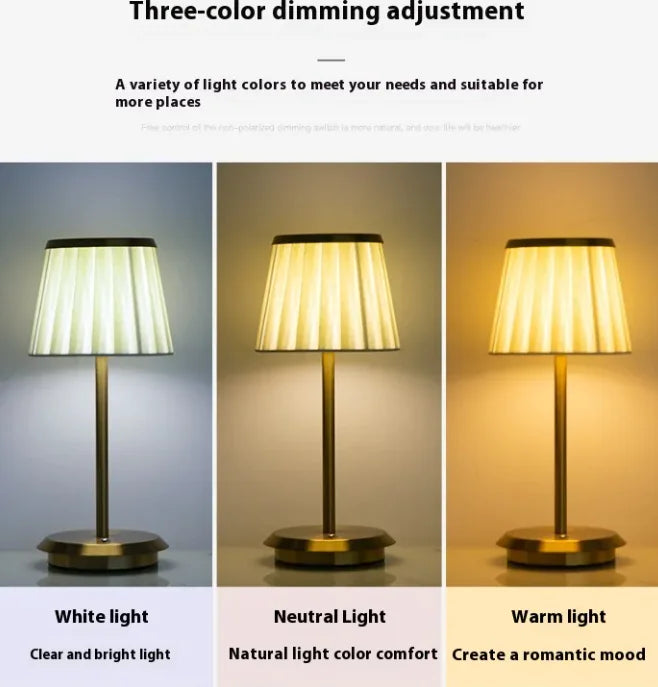 Minimalist Fabric Table Lamp – Warm Ambient Light