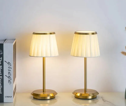 Minimalist Fabric Table Lamp – Warm Ambient Light