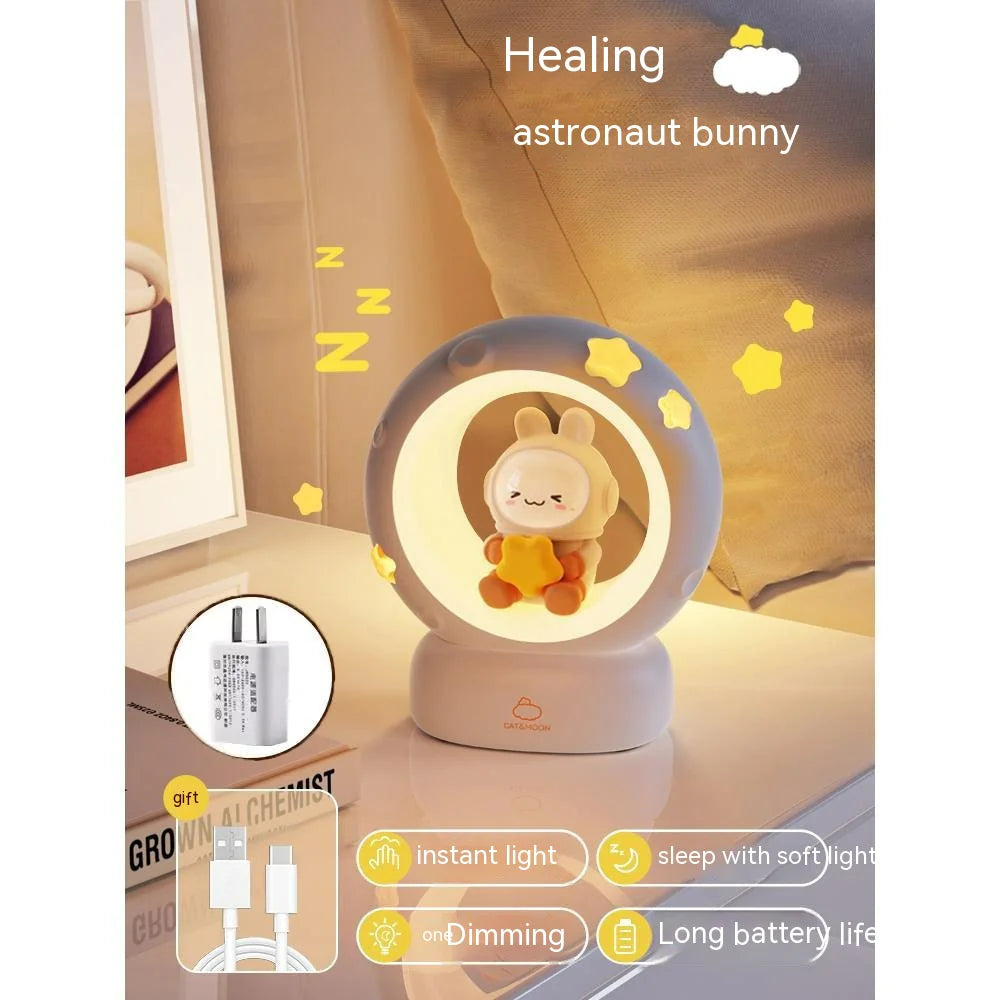 Children’s Bedside Sleeping Lamp – Soothing Light with Cute Animal Design