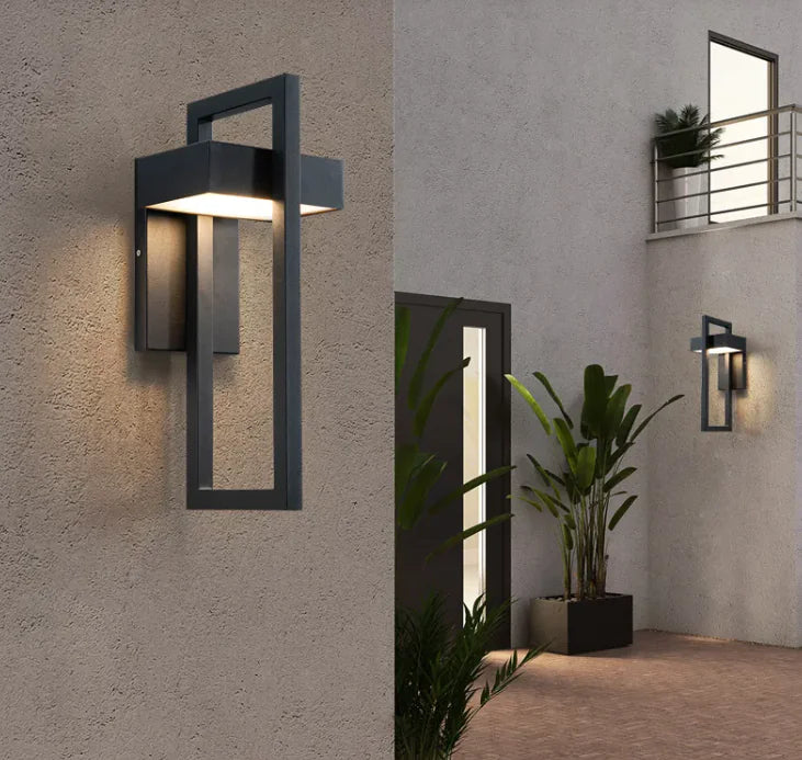 Modern LED Outdoor Wall Lamp – Waterproof & Stylish
