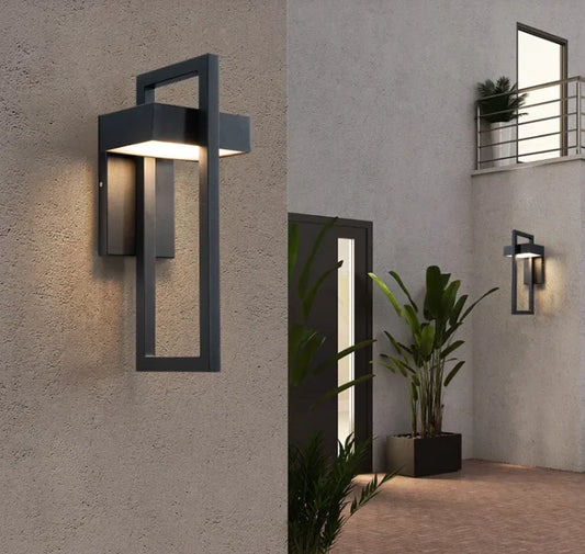Modern LED Outdoor Wall Lamp – Waterproof & Stylish