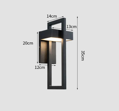 Modern LED Outdoor Wall Lamp – Waterproof & Stylish